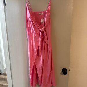 Urban Outfitters Pink Wrap Sundress